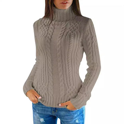 Pull en tricot pour femmes avec un motif de câble élégant Chic und Stil