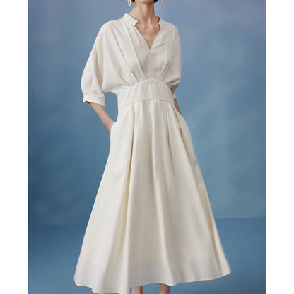 Robe Maxi Plissée Élégante pour Femme Chic und Stil