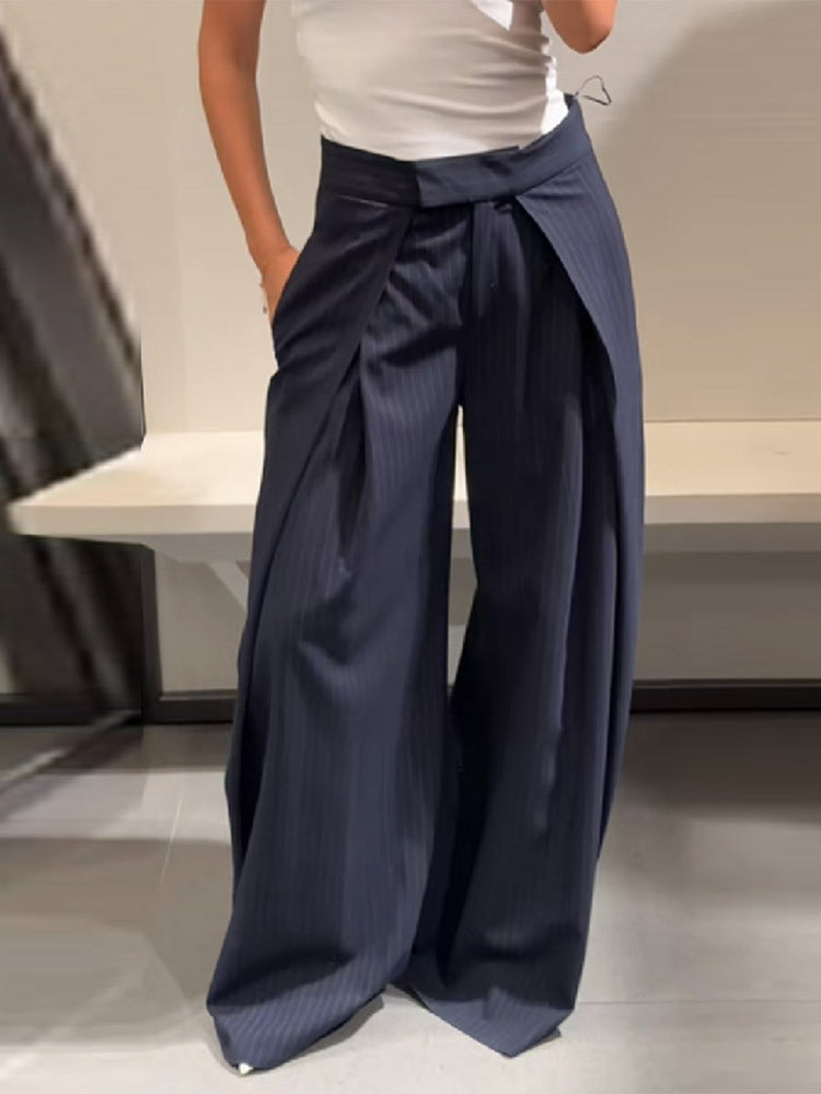 Chic and Style wide elegant fabric pants for women