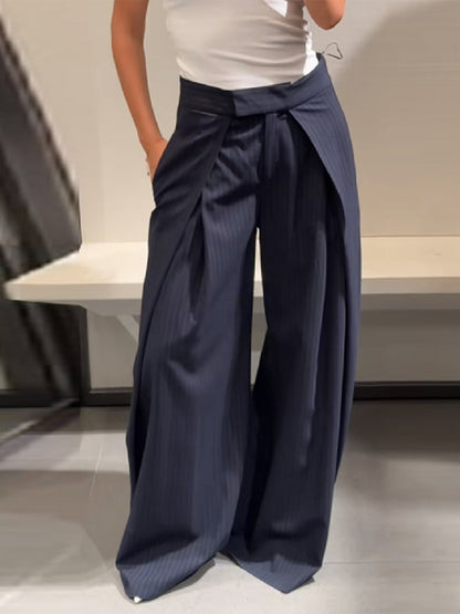 Chic and Style wide elegant fabric pants for women