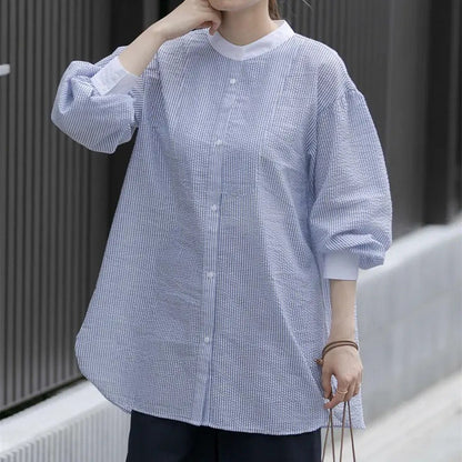 Chemise surdimensionnée à rayures pour femmes Chic und Stil