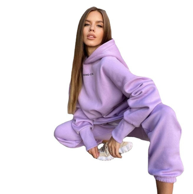 Women's oversized hoodie and jogger pants set Chic and Style