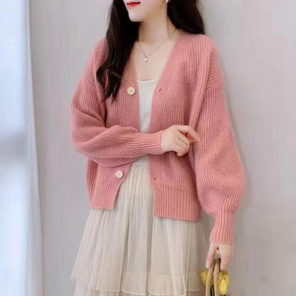 Femmes Pull-over confortable avec des manches larges et un design côtelé discret Chic und Stil