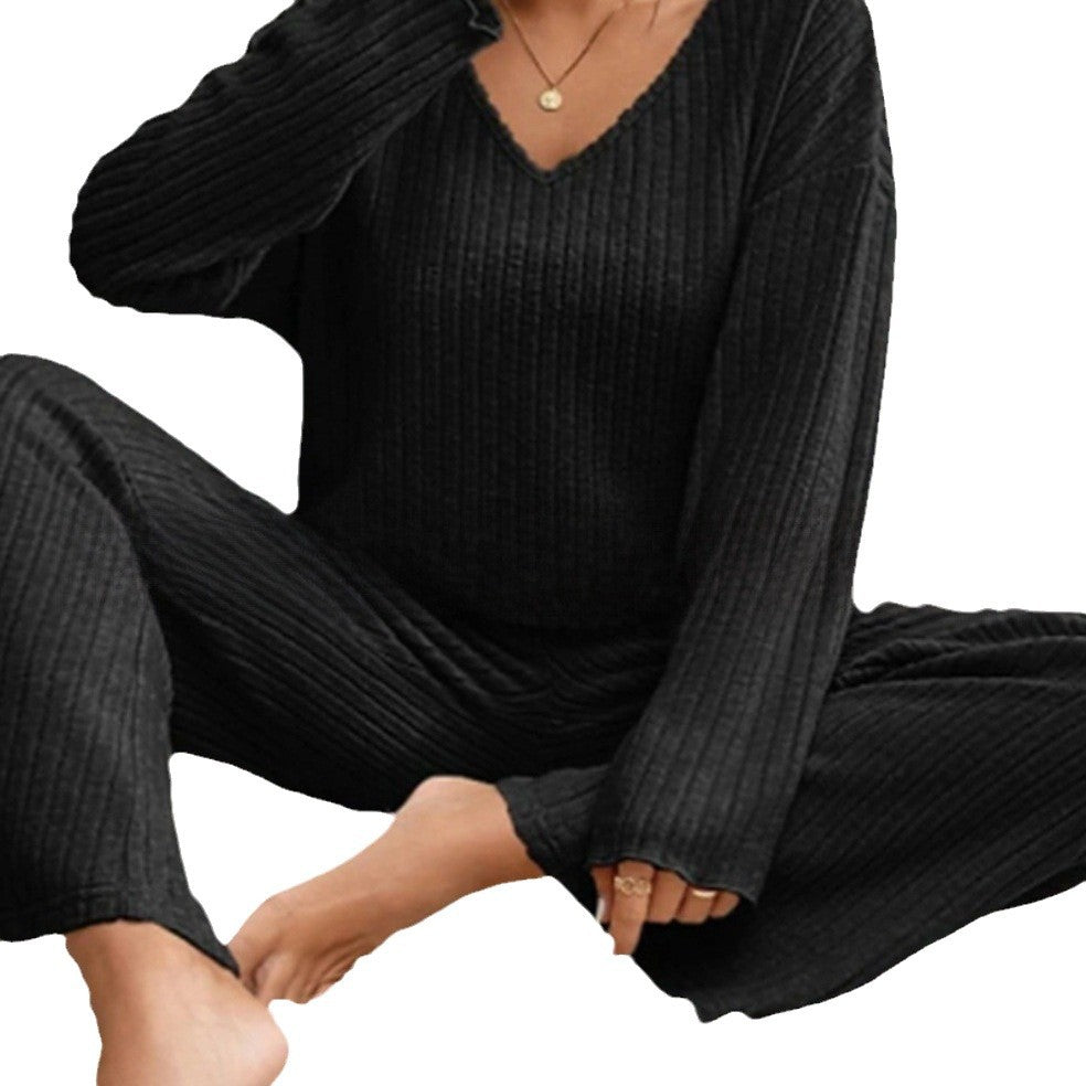 Women Casual Knit Top and Pants Set Chic and Style