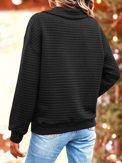 Pull décontracté pour femmes en tissu texturé Chic und Stil