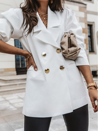 Blazer structuré à double boutonnage pour femmes Chic und Stil