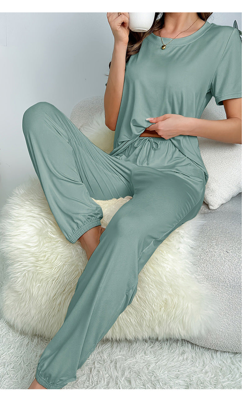 Dames Ensemble lounge confortable et élégant avec taille élastique Chic und Stil