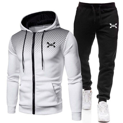 Men's Tracksuit with Breathable Hoodie and Comfortable Jogging Pants Chic und Stil