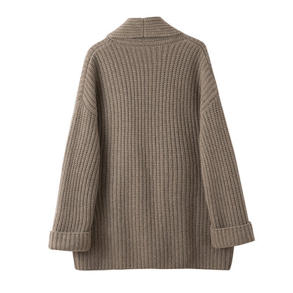 Cardigan en tricot féminin Chic und Stil