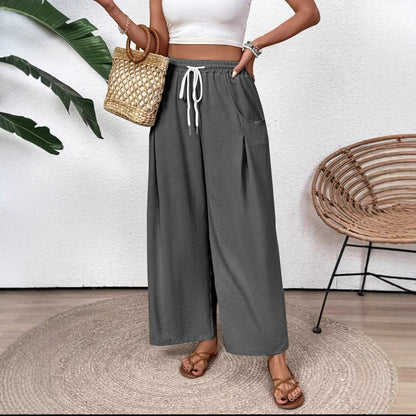 Ladies casual chic lounge wide pants