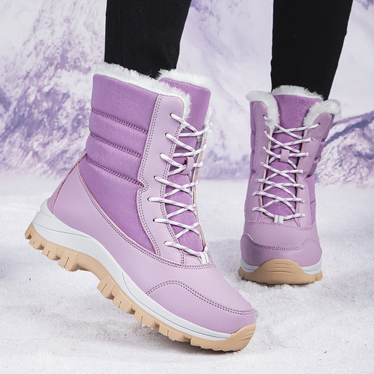 Bottes d'hiver pour dames avec doublure isolée et semelle profilée antidérapante Chic und Stil