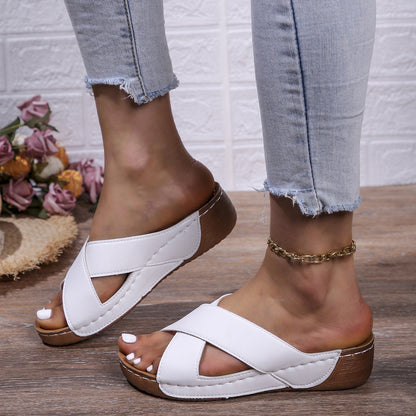 Chaussons à brides confortables pour femmes avec semelle anatomique et semelle antidérapante Chic und Stil
