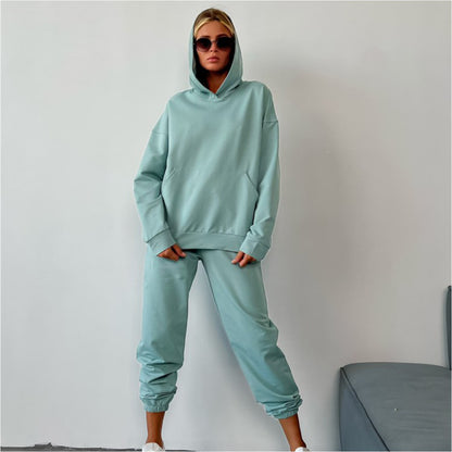 Dames Hoodie Oversized - Ensemble d'entraînement Chic und Stil
