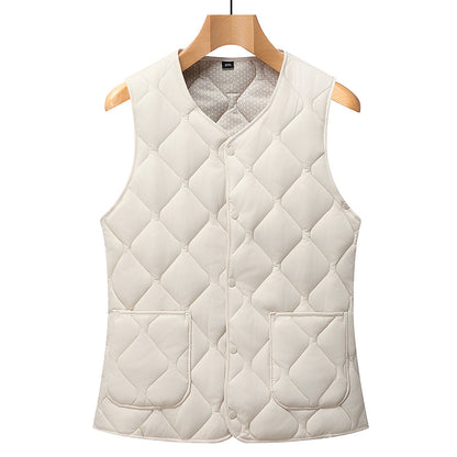 Dames gilet matelassé avec grandes poches et coupe tendance Chic und Stil