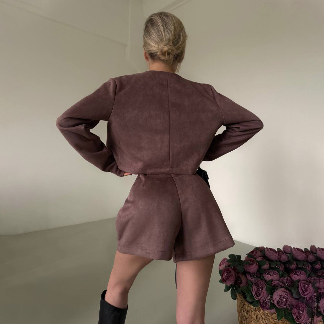 Blazer pour femmes avec une coupe élégante et des détails pratiques à boutons-pression Chic und Stil
