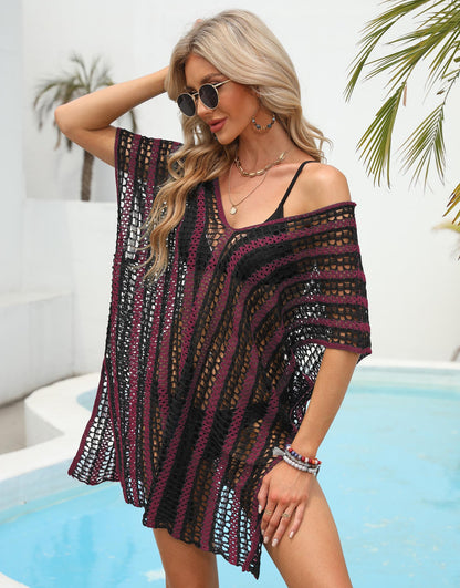 Tunique de plage au crochet pour femmes Chic und Stil