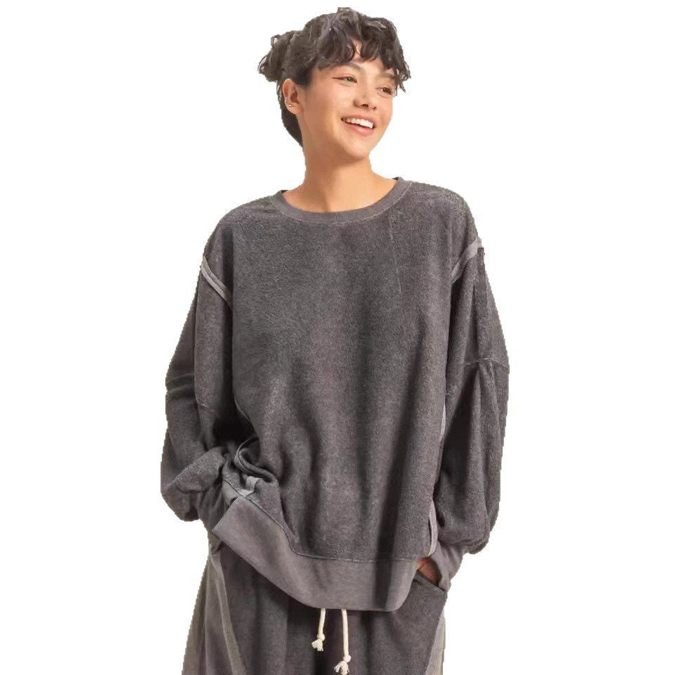 Dames Pull oversized confortable et stylé avec coupe ample Chic und Stil