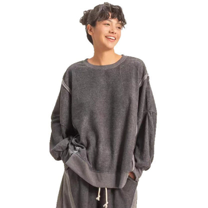 Dames Pull oversized confortable et stylé avec coupe ample Chic und Stil