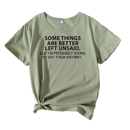 T-shirt graphique amusant pour femmes Chic und Stil