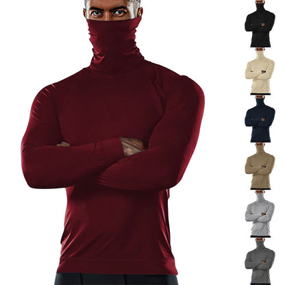 Chemise fonctionnelle pour hommes avec col montant et coupe ajustée Chic und Stil