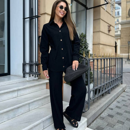 Jacket and wide-leg pants for women Chic and Style