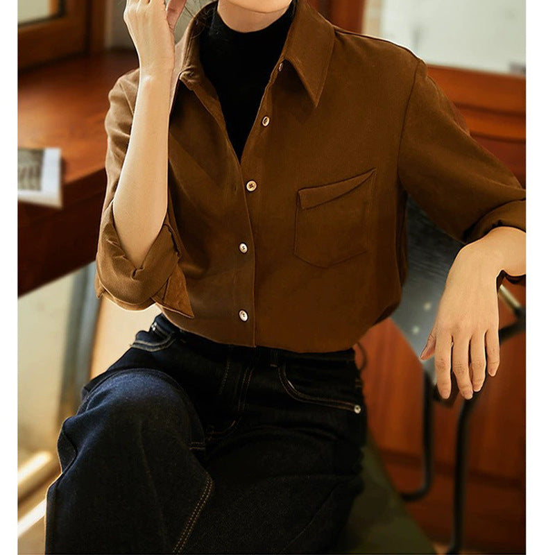 Chemise décontractée à boutons pour femmes Chic und Stil