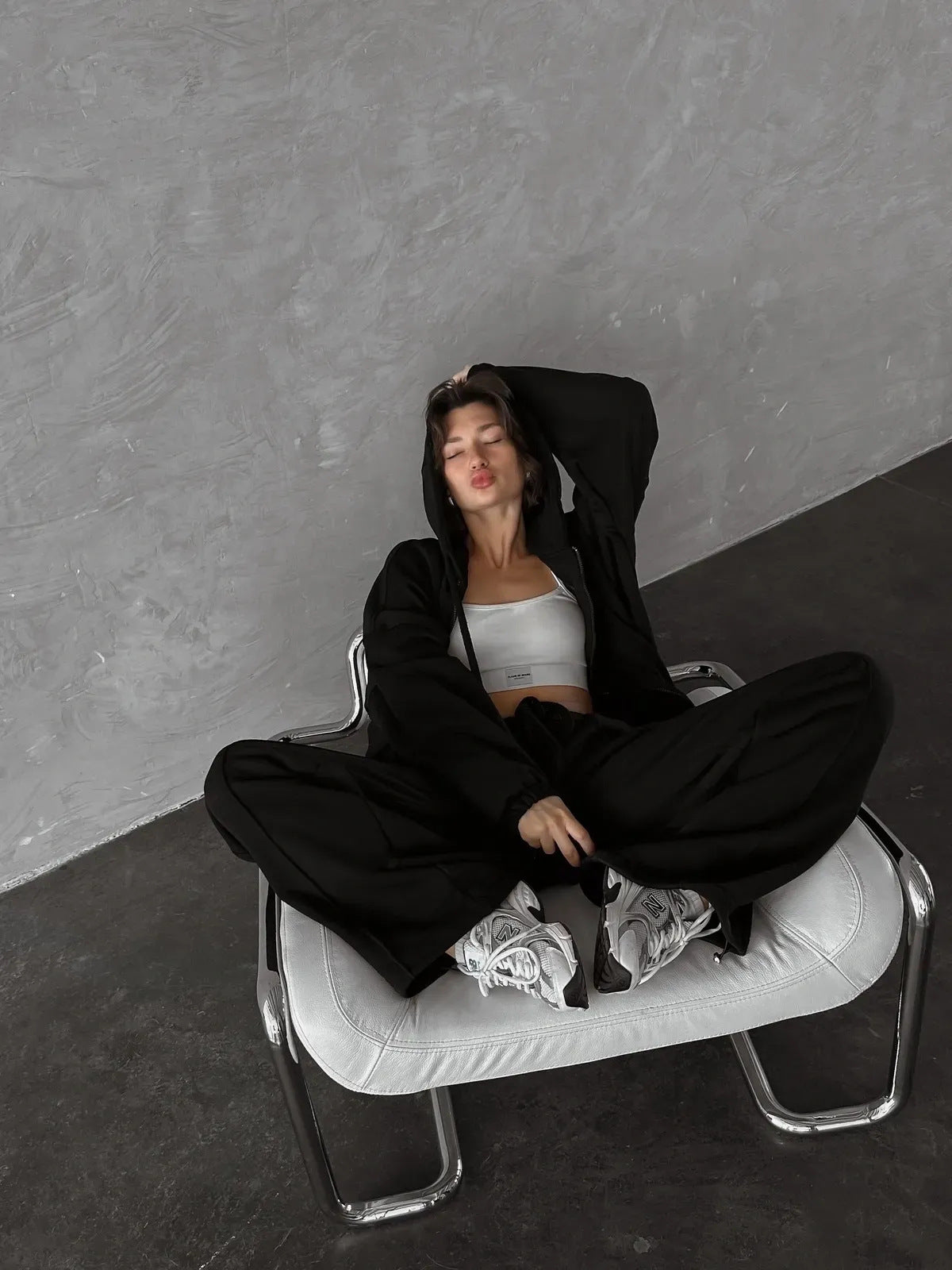 Dames confortable Survêtement oversize Chic und Stil