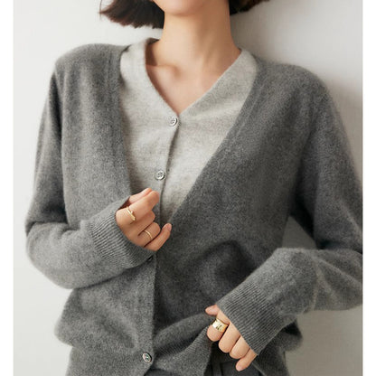 Cardigan doux en tricot pour femmes Chic und Stil