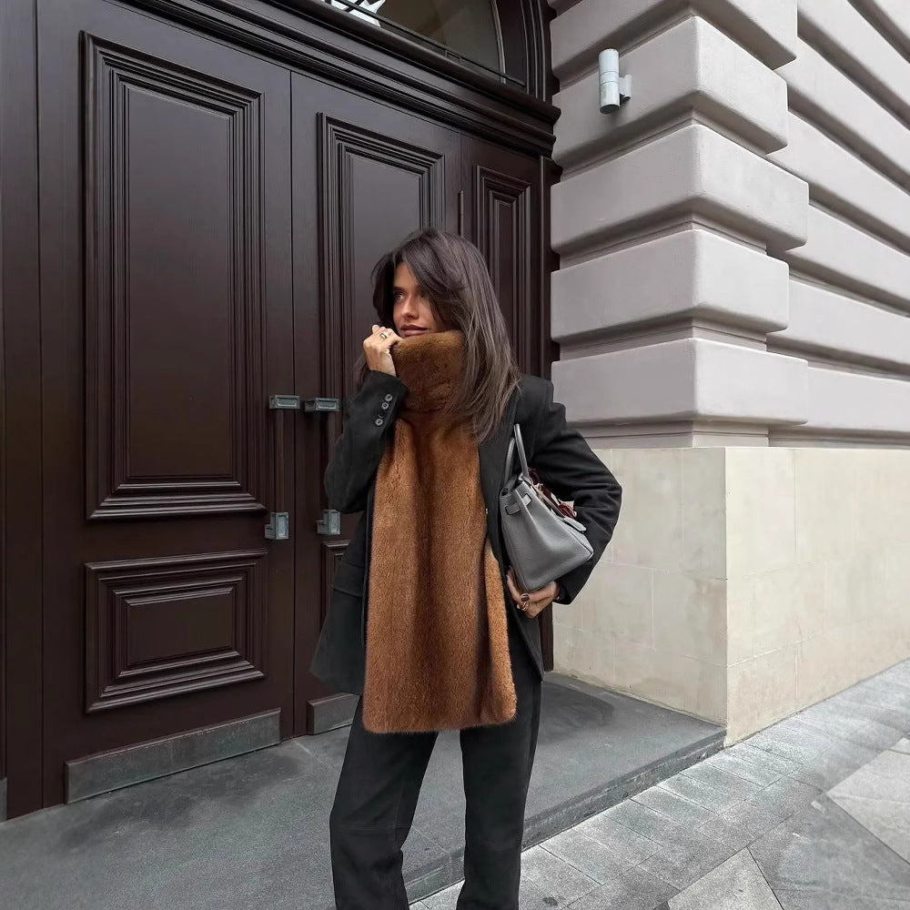 Dames Écharpe élégante et douce en matériau de haute qualité Chic und Stil