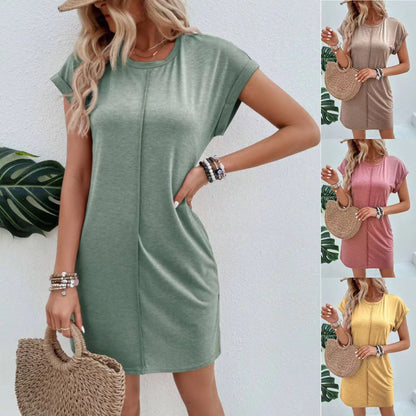 Robe courte décontractée à manches courtes Chic und Stil