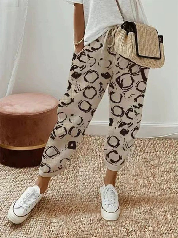 Pantalon Chino décontracté et confortable pour femmes avec ceinture élastique Chic und Stil