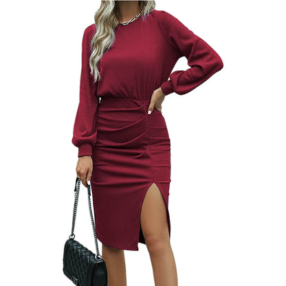 Robe portefeuille élégante pour femmes avec design froncé Chic und Stil