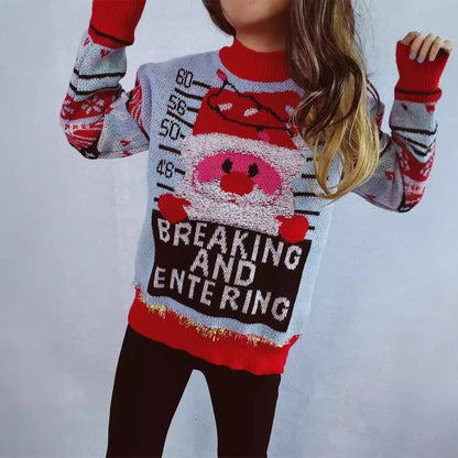 Pull femme de Noël avec motif festif et matériaux de haute qualité Chic und Stil