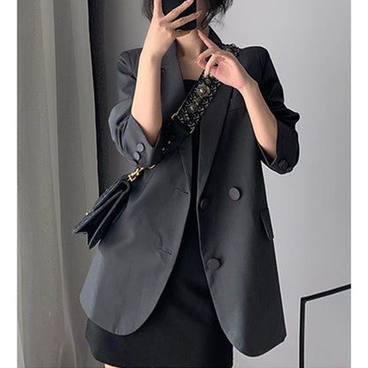 Blazer Femme Tailleur Croisé Chic und Stil 1750846392