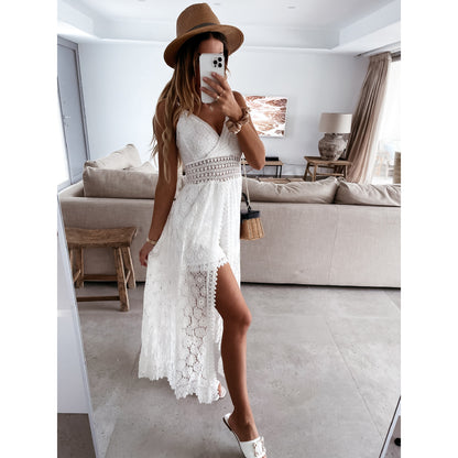 Robes maxi d'été pour femmes avec ornement en dentelle Chic und Stil