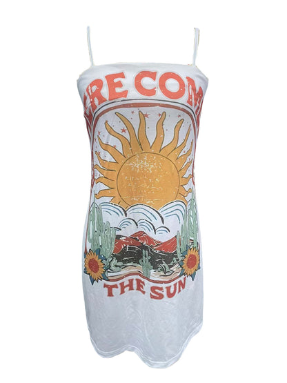 Robes de plage d'été pour femmes avec motif de poisson unique Chic und Stil