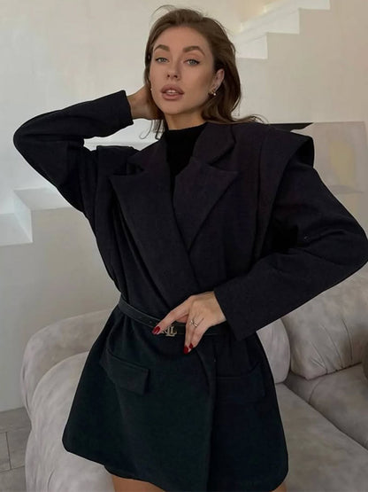 Dames élégante blazer oversize Chic und Stil