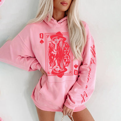 Dames hoodie stylé avec impression graphique créative Chic und Stil