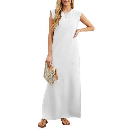 Robe maxi confortable pour femmes en matériau doux avec une coupe étroite Chic und Stil