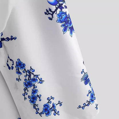 Chemise homme à manches courtes avec imprimé floral élégant et matériau de haute qualité Chic und Stil