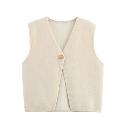 Dames élégante gilet en tricot Chic und Stil