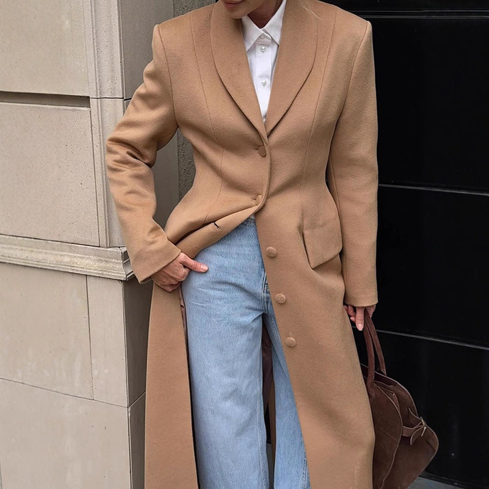 Dames Élégante Veste Oversized Chic und Stil