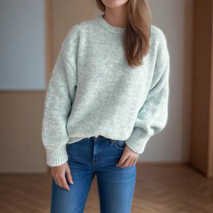 Pull over-sized décontracté pour femmes avec motif de maille texturé Chic und Stil