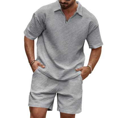 Ensemble t-shirt décontracté et shorts pour hommes Chic und Stil