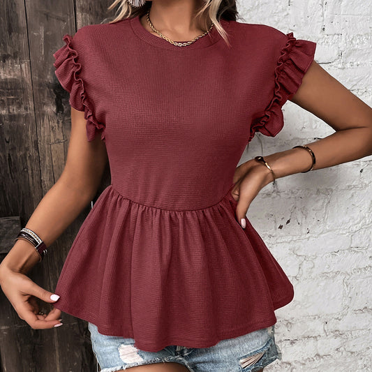 Robe haut élégante avec des détails volumineux en dentelle Chic und Stil