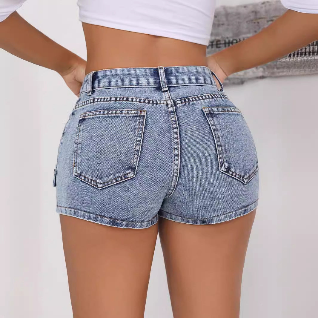 Femmes Shorts cargo tendance avec poches pratiques et taille haute Chic und Stil