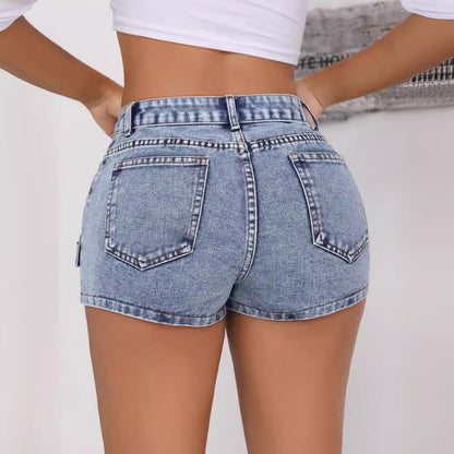 Femmes Shorts cargo tendance avec poches pratiques et taille haute Chic und Stil