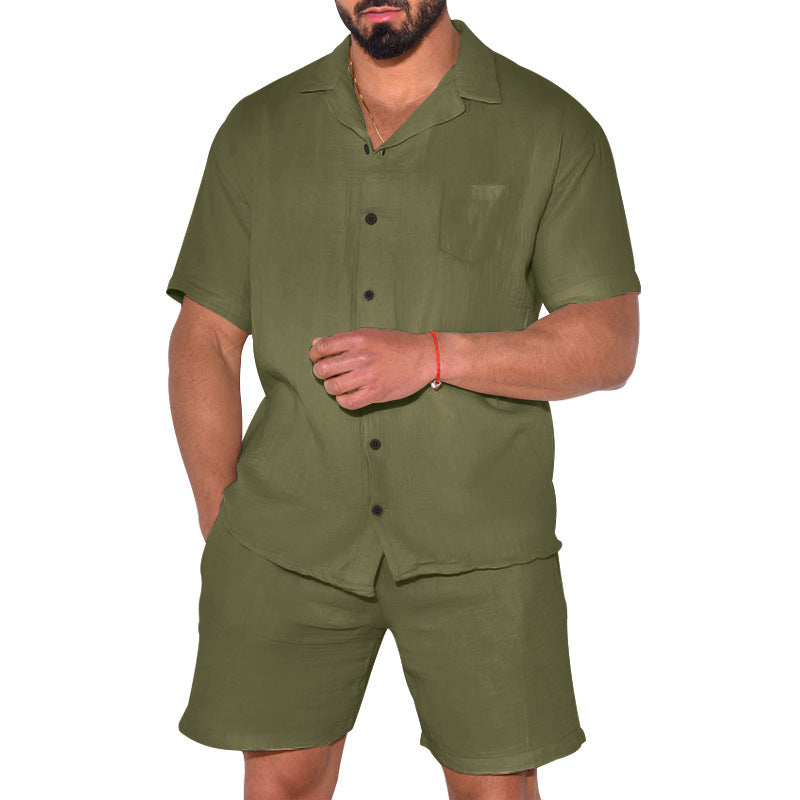 Homme ensemble de chemise à manches courtes et de shorts Chic und Stil