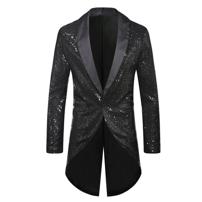 Blazer en sequins élégant pour hommes avec détails luxueux Chic und Stil