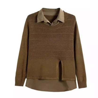 Layered fashion pullover for women with Chic and Style structure